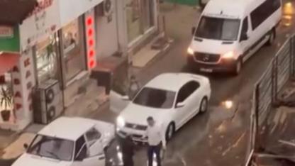 Trafik tartışması: Döner bıçağı ile kovaladı