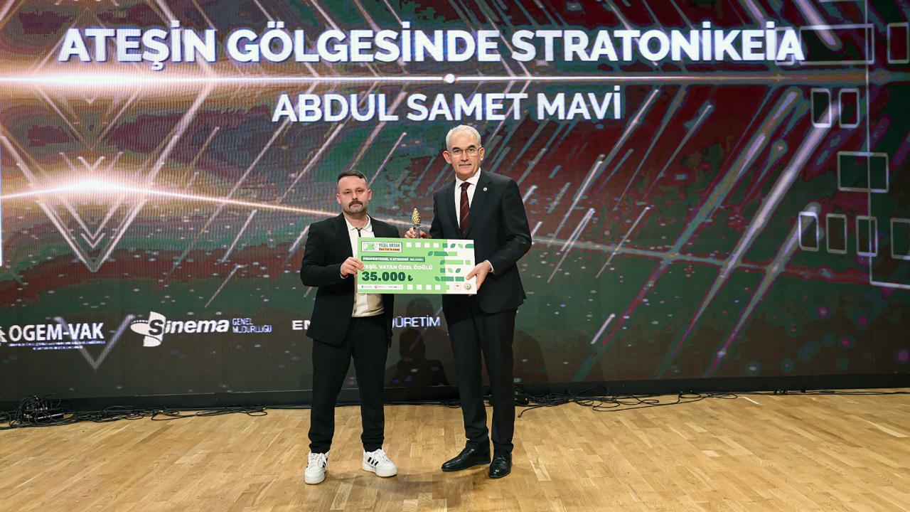 ‘Yeşil Vatan’ kısa film özel ödülü Muğla’ya