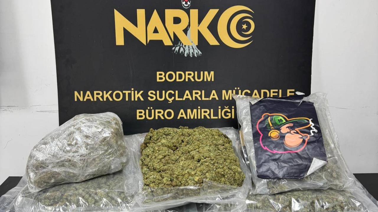 Bodrum’da 8 kilogram uyuşturucu ele geçirildi