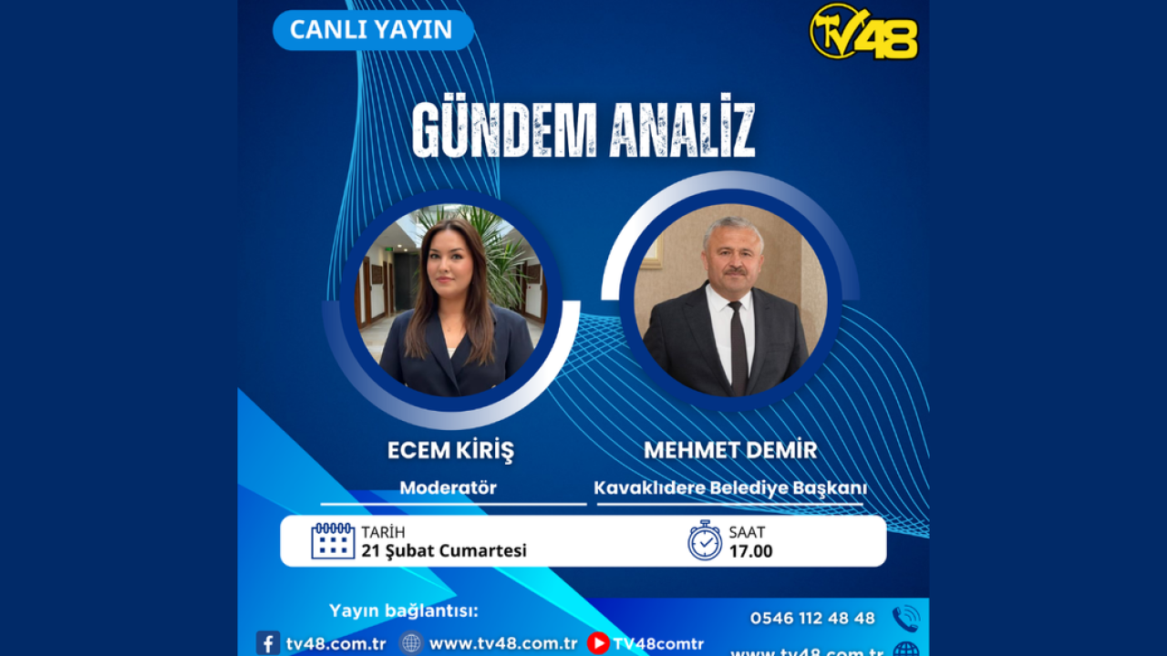 Bu hafta Gündem Analiz programının konuğu, Mehmet Demir