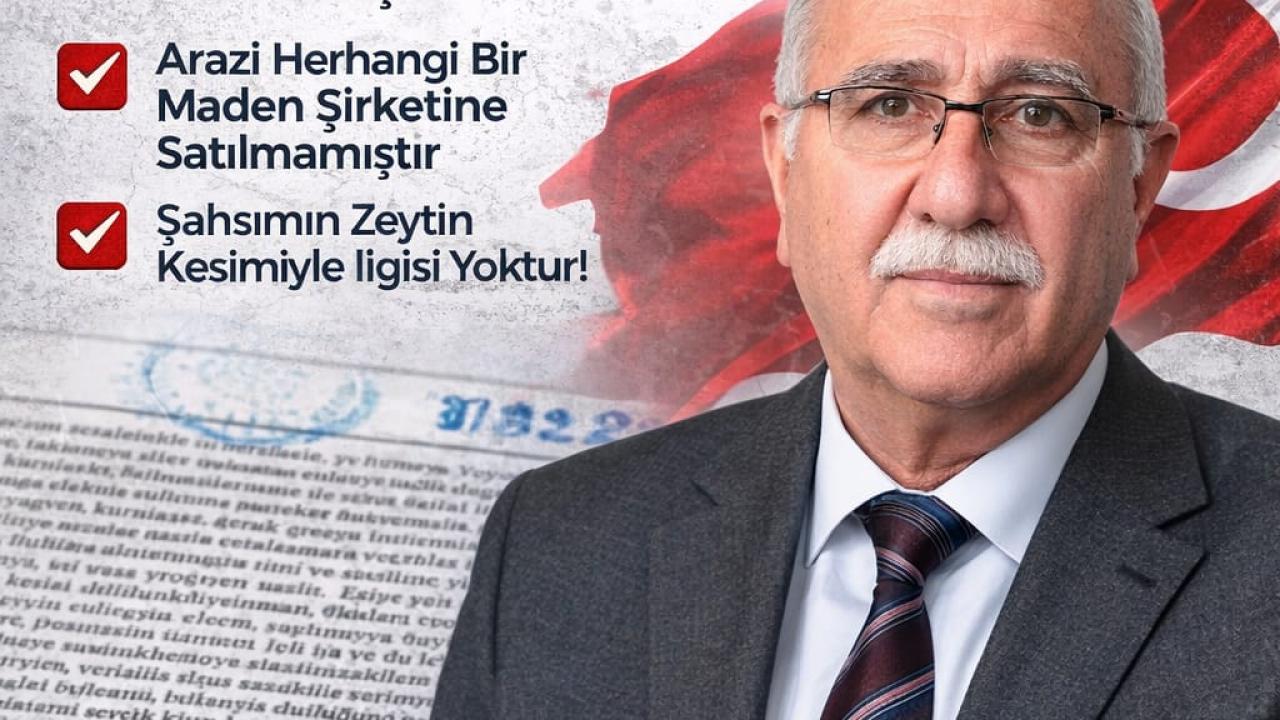 CHP MİLAS İLÇE BAŞKANI AHMET KILBEY’DEN ZEYTİNLİK İDDİALARINA SERT YANIT: “GERÇEKLER NOTERDE YAZILIDIR”