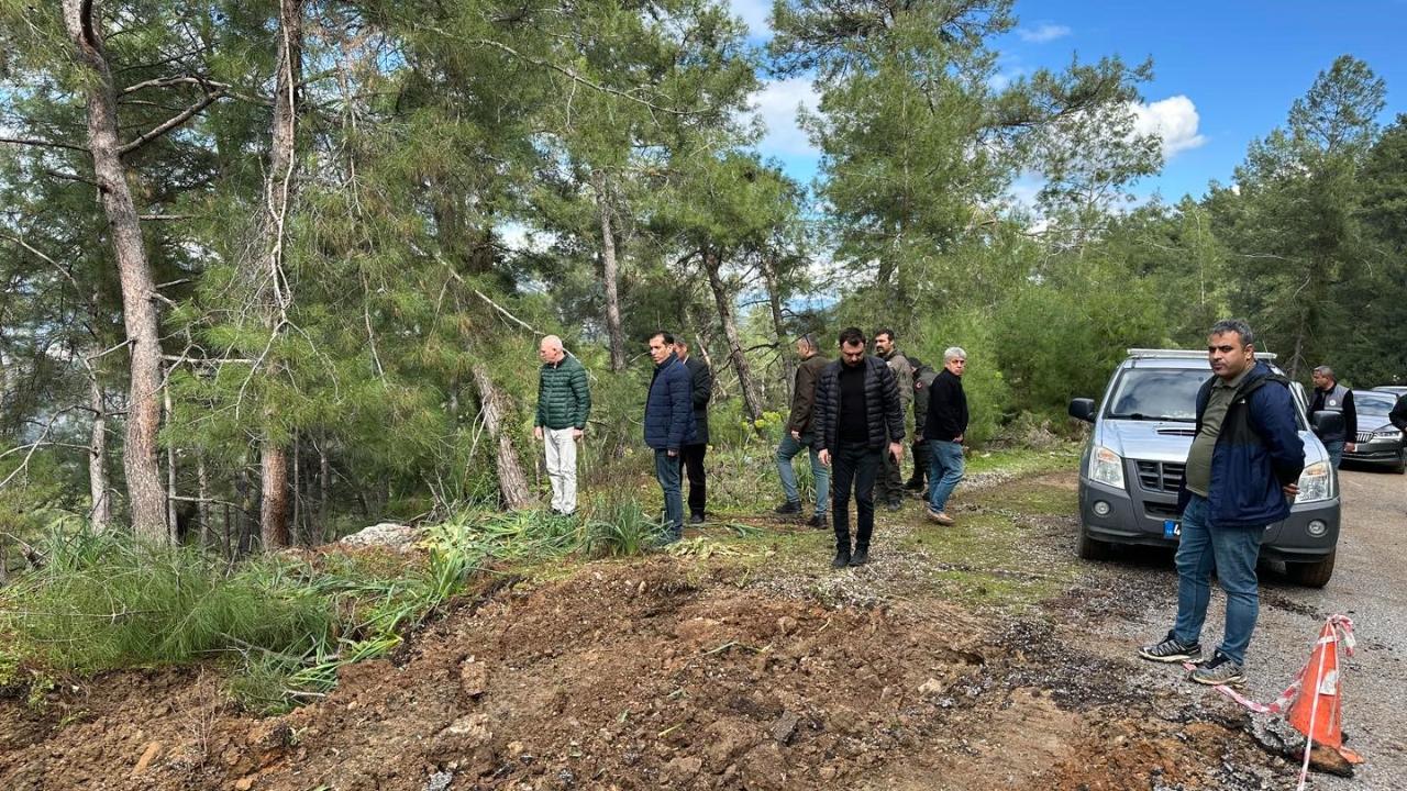 Gökbel yolu geçici olarak ulaşıma kapatıldı