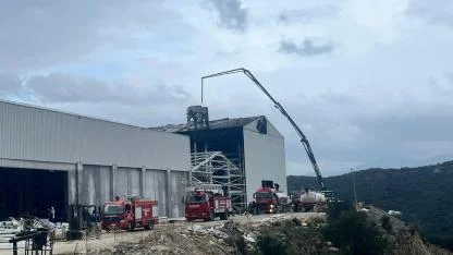 Milas Organize Sanayi Bölgesi'nde yangın