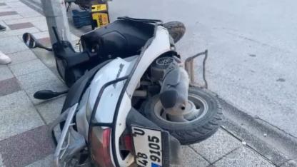 MİLAS’TA OTOMOBİL İLE MOTOSİKLET ÇARPIŞTI: 1 YARALI