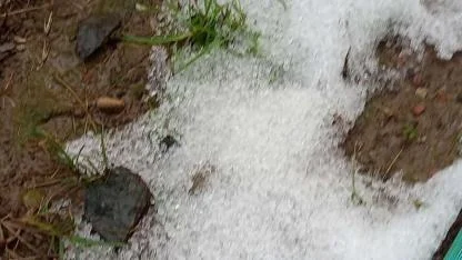 Ortaca’da kuvvetli yağışın ardından dolu etkili oldu