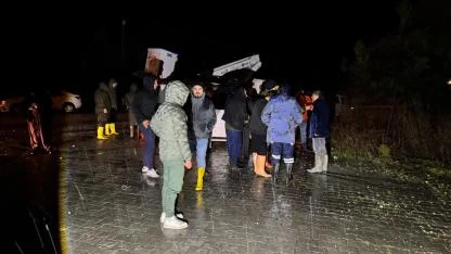 Seydikemer'de su baskını: Evler tahliye edildi
