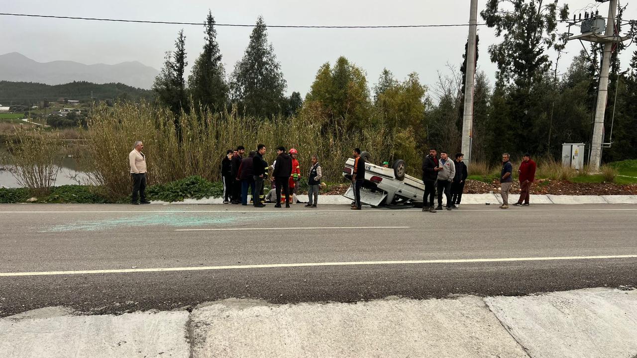 Seydikemer’de Tek Taraflı Kaza: 1 Kişi Yaralandı