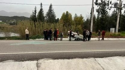 Seydikemer’de Tek Taraflı Kaza: 1 Kişi Yaralandı