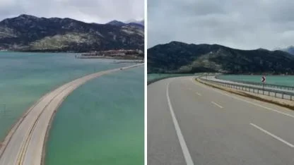 Sular altında kalmıştı!