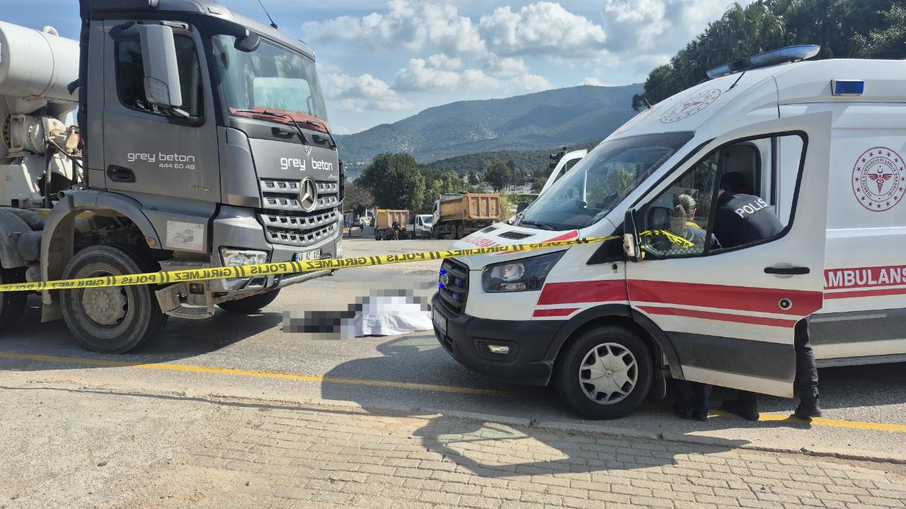 Beton mikserinin çarptığı yaya hayatını kaybetti