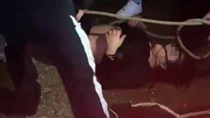 Denize atlayan kadını vatandaşlar kurtardı