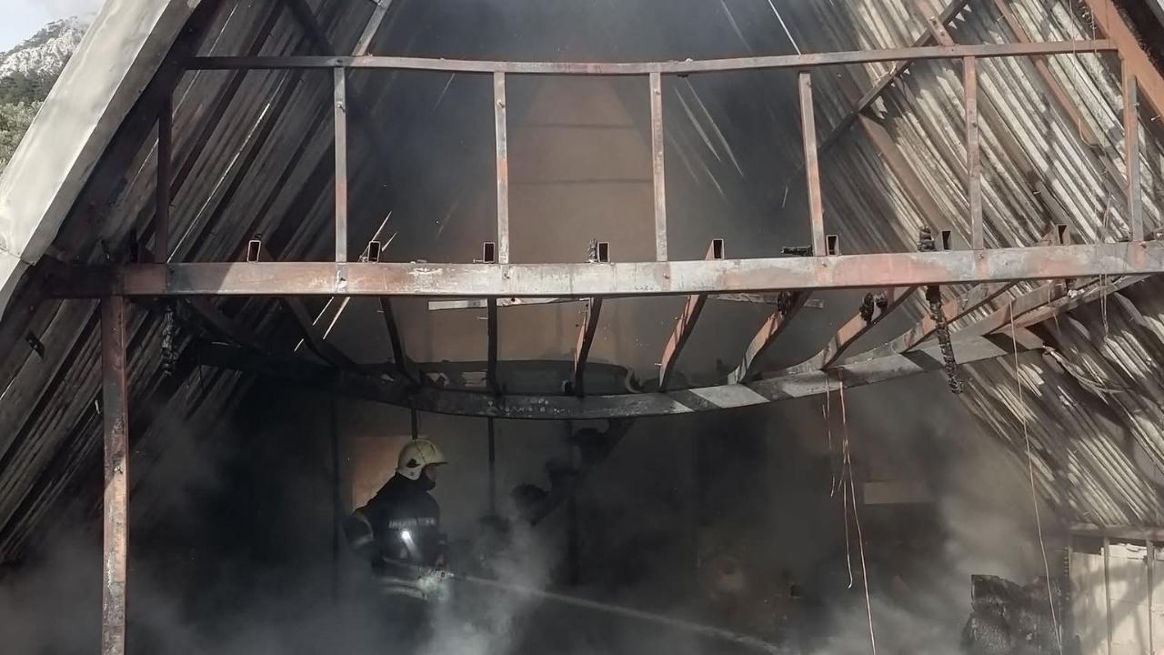 Fethiye’de bungalov ev yangını