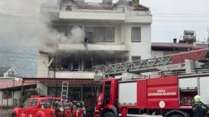 Fethiye'de ev yangını