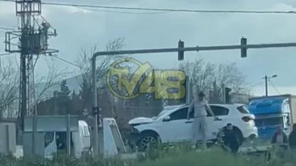 Koru Kavşağı’nda Trafik Kazası