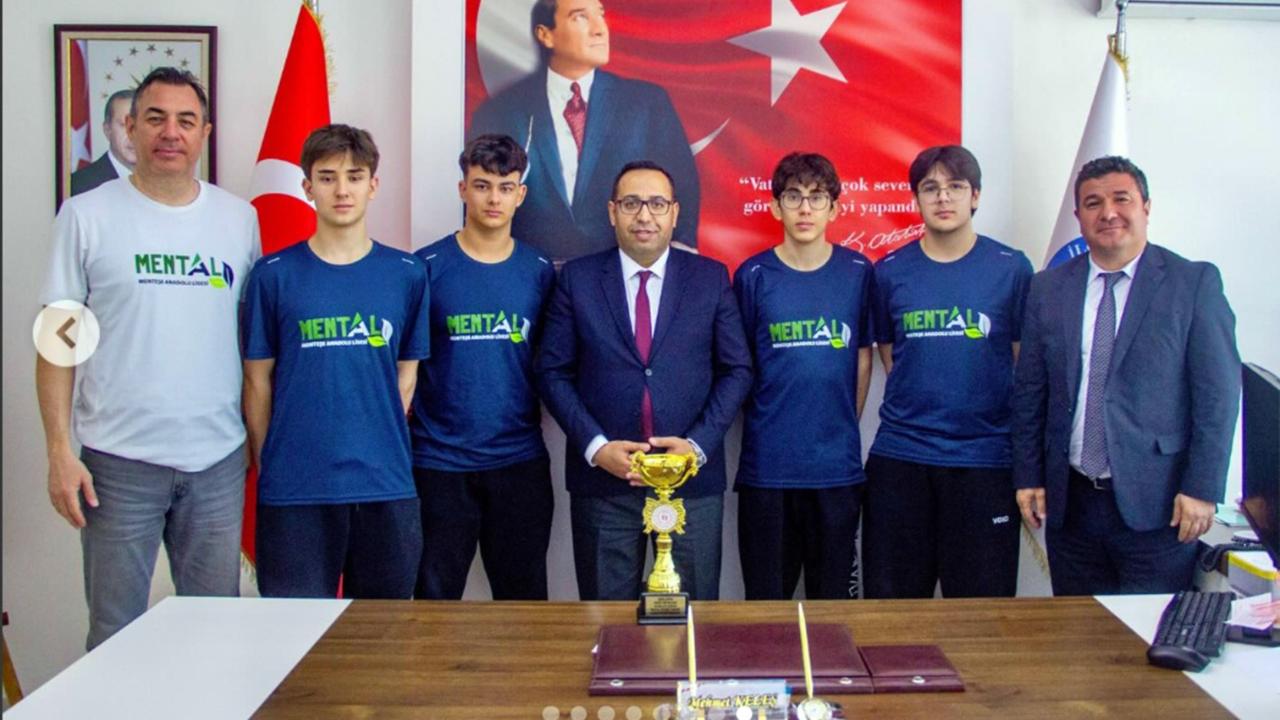 Menteşe anadolu lisesi masa tenisinde türkiye üçüncüsü
