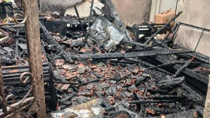 Milas’ta 75 Yaşındaki Kadının Evi Yandı