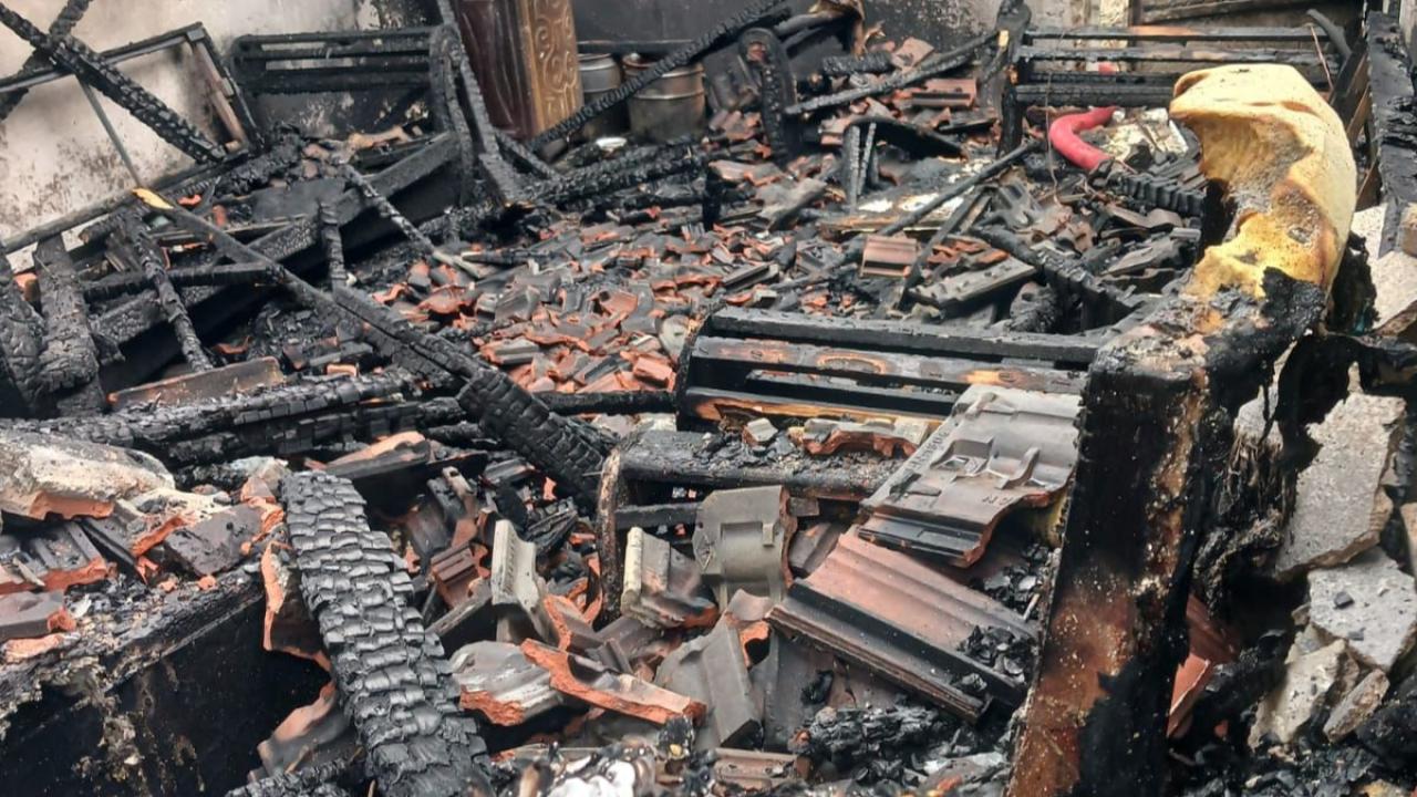 Milas’ta 75 Yaşındaki Kadının Evi Yandı