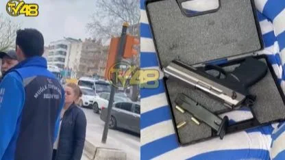 MİLAS’TA MUĞLA BÜYÜKŞEHİR BELEDİYE PERSONELİ TRAFİK TARTIŞMASINDA KURUSIKIYLA ATEŞ AÇTI!