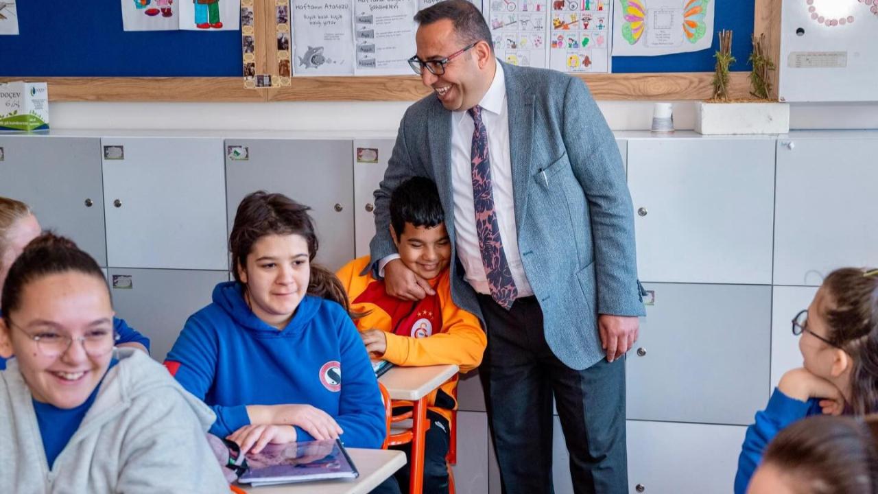 MÜDÜR KELEŞ’TEN ŞÂHİDİ ORTAOKULU’NA ZİYARET