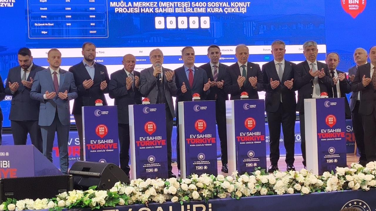 Muğla'da 6 bin 417 konutun hak sahipleri belirlendi