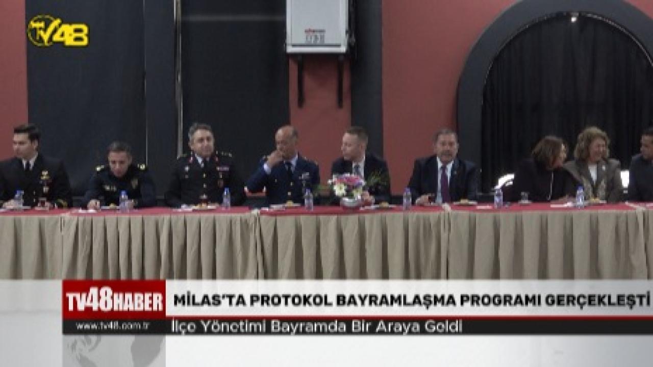 Milas’ta Protokol Bayramlaşma Programı Gerçekleşti