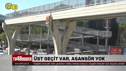 Üst geçit var asansör yok!