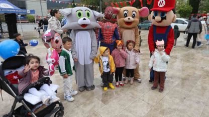 23 Nisan’da Muğla çocukların neşesiyle renklendi