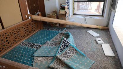 AKÇAOVA TOKİ CAMİSİ HARABEYE DÖNDÜ