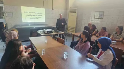 Atatürk Devlet Hastanesi’nde sağlık çalışanlarına hukuki eğitim