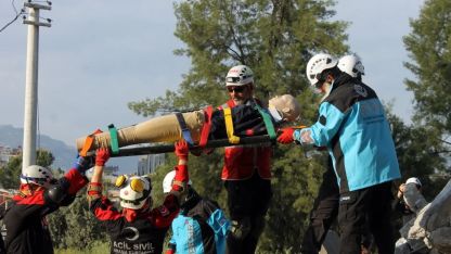 Aydın’da arama kurtarma tatbikatı yapıldı