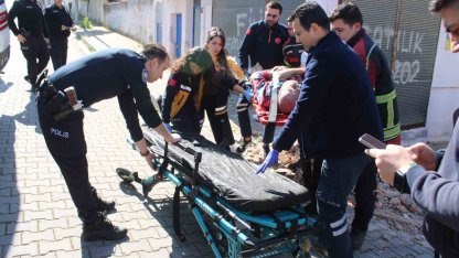 Aydın’da balkon çöktü: 2 yaralı