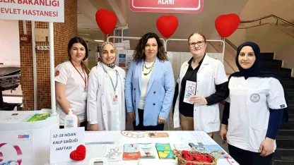 Aydın’da Kalp Sağlığı Haftası’nda farkındalık standı yoğun ilgi gördü