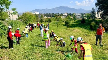 Aydın’da öğrenciler doğayla buluştu