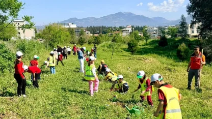 Aydın’da öğrenciler doğayla buluştu