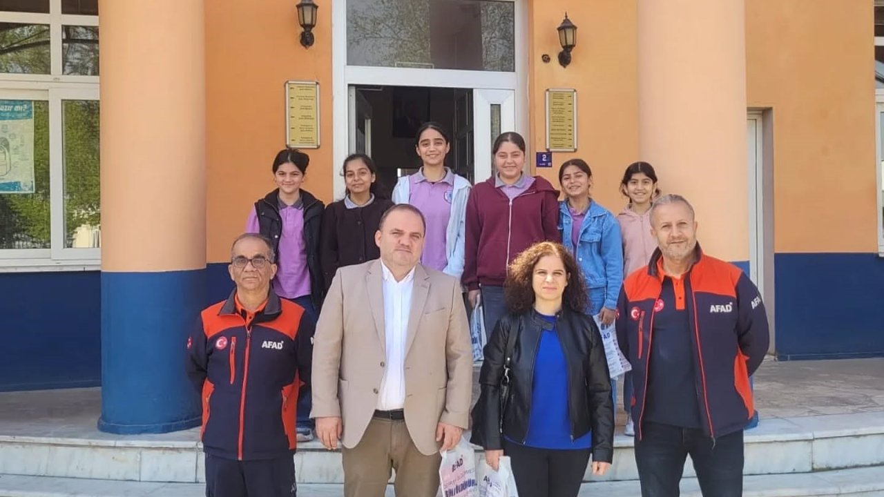 Aydın’da öğrencilere afet farkındalığı eğitimi
