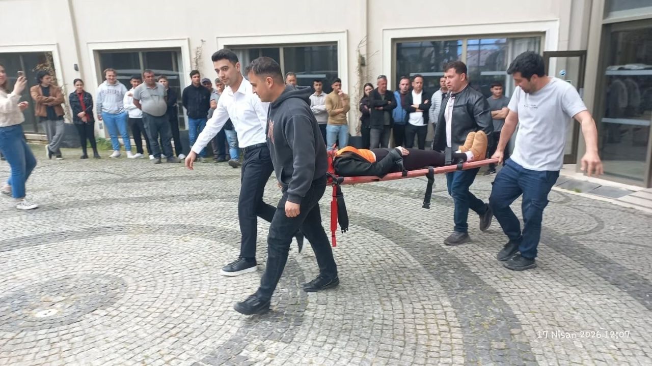 Aydın’da otel personeline afet farkındalık eğitimi ve tatbikat