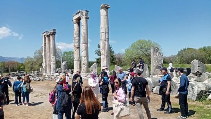 Aydın’da polisler ve aileleri tarihle buluştu