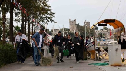 Bodrum’da temizlik seferberliği yeniden başladı