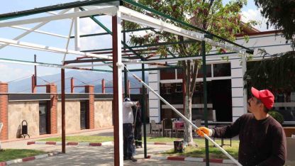 Bozdoğan’da sosyal alanlarda düzenleme çalışmaları devam ediyor