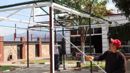 Bozdoğan’da sosyal alanlarda düzenleme çalışmaları devam ediyor