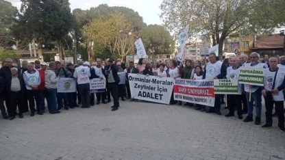 Buldan’da maden arama çalışmalarına protesto
