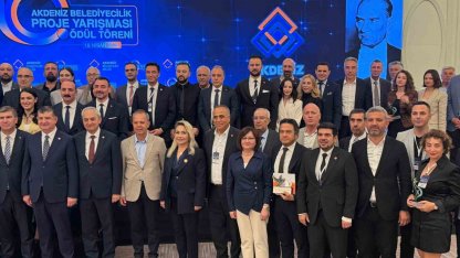 Çameli Belediyesi’ne Akdeniz Belediyeler Birliği’nden katılım ödülü