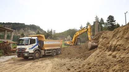 Çameli Elmalı yolu modern üst yapıya kavuşuyor