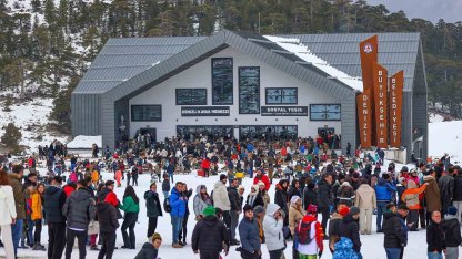 Denizli Kayak Merkezi 150 bin misafiri ağırladı