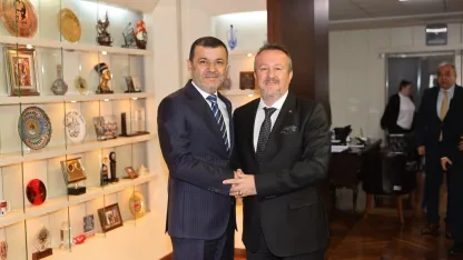 Denizli OSB yönetiminden Denizli Büyükşehir Belediyesi’ne ziyaret