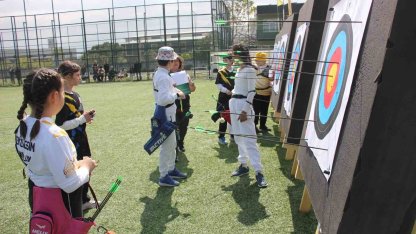 Denizli’de okçular 23 Nisan için yarıştı