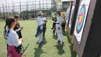 Denizli’de okçular 23 Nisan için yarıştı