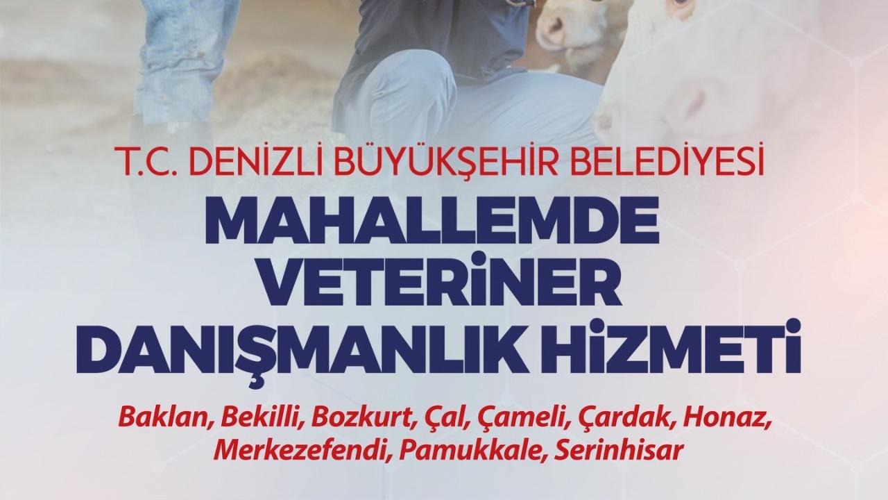 DENİZLİ’DE VETERİNER DESTEK BAŞVURULARI BAŞLADI