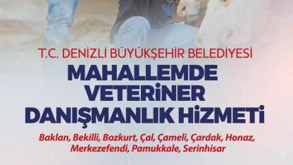 DENİZLİ’DE VETERİNER DESTEK BAŞVURULARI BAŞLADI