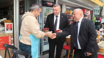 DESOB Başkanı Erbeği, Denizli esnafını ziyaret etti